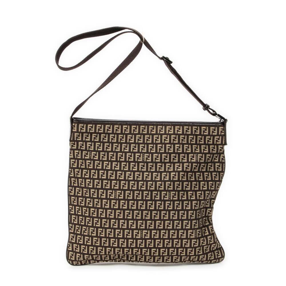 Fendi Vintage Zip Messenger Bag #335408F74B